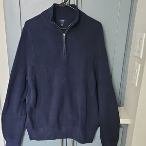 Navy Blue J Crew Men's Sweater